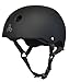 Triple Eight Sweatsaver Liner Skateboarding Helmet, All Black Rubber, X-Large