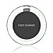 Fast Wireless Charger,Yootech Fast Charge QI Wireless Charging pad for Samsung Galaxy S7,Galaxy S7 Edge, Note 5, Galaxy S6 Edge Plus[Adaptive Fast Charger NOT Included]