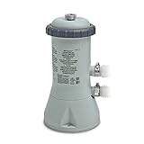Intex Krystal Clear Cartridge Filter Pump for Above Ground Pools, 1000 GPH Pump Flow Rate, 110-120V with GFCI (Lawn &amp; Patio)
