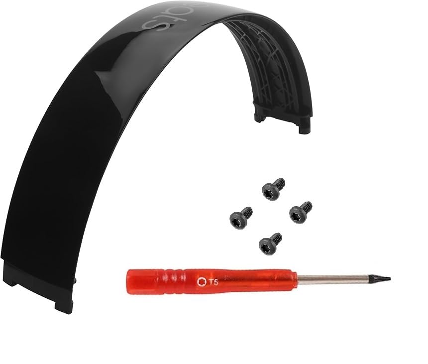 Studio2 Top Headband Arch Repair Parts for Beats Studio 2.0 Wired/Wireless (B0500/B0501) Headphones - Also fits Studio 3 Wireless (A1914) Headphones (Gloss Black)