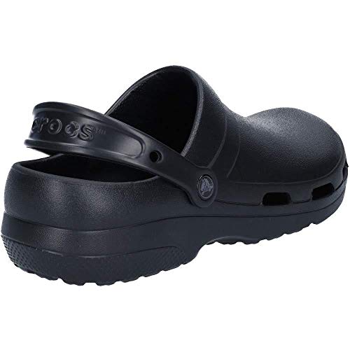 Crocs Men's and Women's Specialist II Vent Clog Work Shoes, Black, 16 Pricepulse