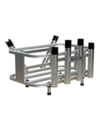 Pesca Rod Rack & Cooler titular combo de aluminio con brocraft Jet Ski con placas de gas