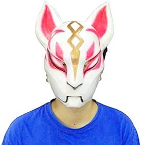 Ginkago Party Costume Máscara de Cabeza Animal de Látex de Fiesta de TrajeLujo de Halloween Máscaras (Fox) 