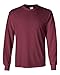 Gildan G240 6 Oz. Ultra Cotton™ Long-Sleeve T-Shirt - Maroon - Medium
