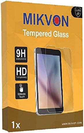 MIKVON 1x Flexible Tempered Glass 9H for Gionee A1 Plus Glassfilms Screen Protector - Retail Package with Accessories (Reduced foil)