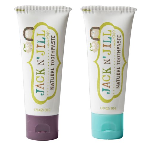Jack N' Jill Natural Toothpaste, Blackcurrant & Blueberry, 1.76oz (Pack of 2)