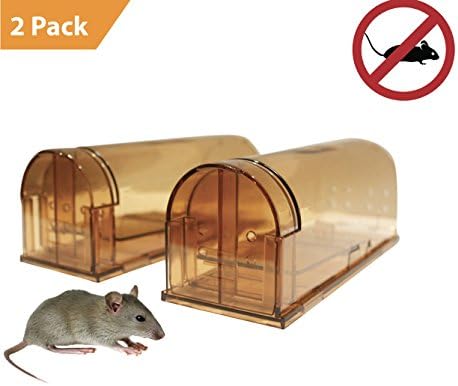 Nebula Exclusives 2 x Mousetraps / Live Traps - Intelligent - Indoor - Outdoor -Traps - Capture and Release - Environmentally Friendly
