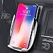 Automatic Clamping Wireless Car Charger Mount - Car Charger Holder for iPhone XR XS Max X 8 8+,10W Fast chargeing for Samsung All.Infrared Motion Sensor Automatic Open and Clamp for Safe Driving