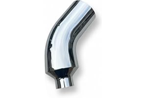 4 to 8 inch Exhaust Elbow, 4" Inlet, 8" Outlet