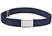 HOLD'EM children’s Elastic silver Buckle Belts Boys girls Toddler Size 2t 3t 4t 5t - Navy Blue