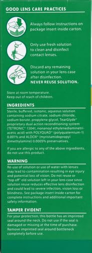 OPTI-FREE REPLENISH MULTI-PURPOSE DISINFECTING SOLUTION WITH LENS CASE, 10 FL OZ