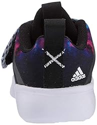 adidas Baby Fortarun X Running Shoe, Black, 6 US