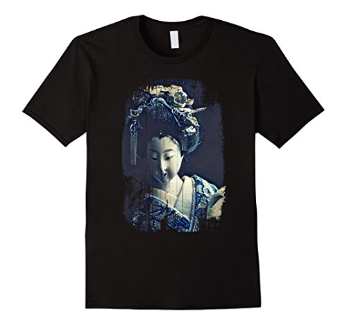 Vintage Kimono Japanese Geisha T Shirt