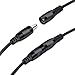 inShareplus 10 Pairs DC Power Pigtail Cable, 5.5 X 2.1mm 12V DC Male & Female Cable Connector for CCTV Security Camera, DVR, Car Rearview Monitor System Video, LED Strip Light, Low Voltage Application