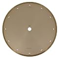 MK Diamond 158436 MK-225 Hot Dog 10-Inch Wet Cutting Continuous Rim Diamond Saw Blade with 5/8-Inch Arbor for Porcelain and Vitreous Tile
