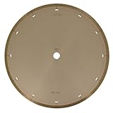 MK Diamond 158436, MK-225 Hot Dog, Wet Cutting Continuous Rim Diamond Saw Blade with Arbor for Porcelain and Vitreous Tile, 10" L