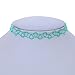 YAZILIND Green Vintage Stretch Gothic Tattoo Henna Choker Hippy Necklace Elastic 80s 90s
