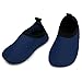 L-RUN Toddlers Boys Girls Aqua Socks for Swimming Walking Soft Navy 12-18 Month=EU19-20