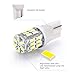 LUYED 5 X 300 Lumens Super Bright 3014 30-EX Chipsets 194 168 175 2825 W5W 158 161 T10 Wedge Led Bulbs,Xenon White