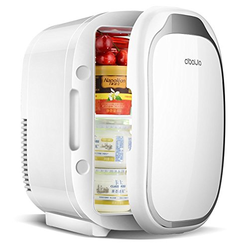 Click Here to See More Images 6L mini fridge Small refrigeration refrigeration Household dorm room Single door Dual-use freezer world of two people,6L_17.526.528.5cm