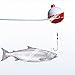 25pcs Fishing Bobbers Assortment, Small Floats for Fishing 1inch Hard ABS Push Button Fishing Floats Bobbers