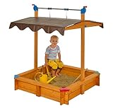 Exaco Felix Adjustable Roof Sandbox, 40 x 51