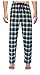 RK Classical Sleepwear Men's 100% Cotton Flannel Pajama Pants,Green, Plaid (F0162),Large