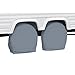 Classic Accessories RV & Trailer Wheel Covers 24"-27" Diameter, 8.5" Wide, Grey, Set of Two primary