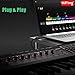 HiFing MIDI to USB MIDI Cable Adaptor Recording Controller/Synthesizer/MIDIsport/Maudio/Patchbay/Piano/Drum/Effectors to PC/Mac/Laptop/for XP/Vista/win7/win8/win10/MAC iOS,16 Channel 2M(6.5FT)