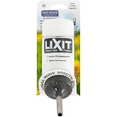 Lixit Wide Mouth BPA-Free Cage Water Bottles for Rabbits, Ferrets, Guinea Pigs, Rats, Chinchillas, Hamsters, Mice, Hedgehogs, Gerbils and Other Small Animals. (Translucent, 8 Ounce)