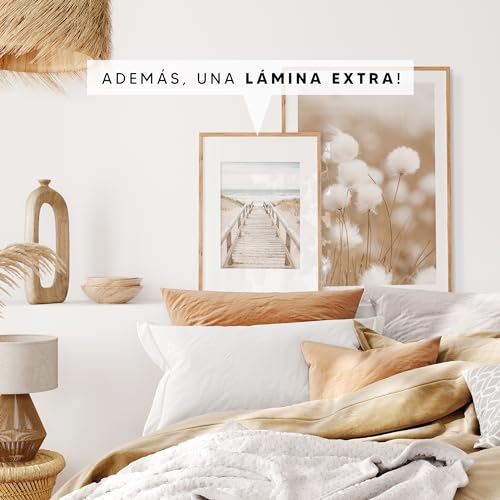 OHBIMBA® Set of 3 Modern Living Room Decorative Wall Posters – Decorative Pictures Wall Decoration – Decorative Canvas (30 x 40 cm – Without Frame)