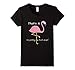 Womens Womens funny Flamingo T-shirt, slogan humour mum gift Large Black