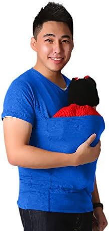 Kangaroo Dad Multi-Functional Clothes Round Neck Casual T-Shirt Menswear