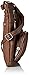 Goson Genuine Leather Organizer Womens Crossbody Bag Dark Brown