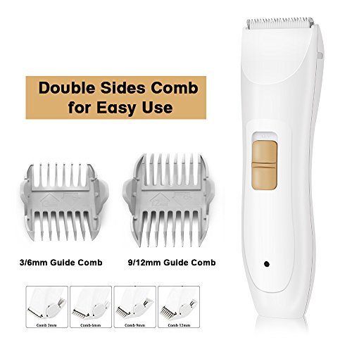 VersionTech Cordless Pet Clipper Low Voice Rechargeable Grooming Hair Trimmer Kit Set for Dogs and Cats