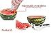 Fruit Slicer Peeler Set Of 6 - Stainless Steel Pineapple Corer, Watermelon Slicer, Plastic Orange Peeler, Banana, Tomato, Kiwi Slicer & Avocado Knife - Handheld Kitchen Tools