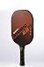 Gamma Sports 2.0 Pickleball Paddle: Mens and Womens Textured Fiberglass Face Pickle-Ball Racquet - Indoor and Outdoor Racket: Atomic Orange, ~8 oz, One Size