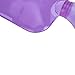 Premium Classic Rubber Hot Water Bottle, Transparent Hot Water Bottle with Burgundy Knit Cover