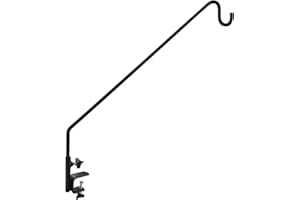 MIXXIDEA Heavy Duty Extensible Deck Hook - Adjustable for Hanging Bird Feeders, Plants, Wind Chimes, Lanterns
