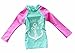 Jojobaby Kid Girl's Two-Piece Long Sleeve Swimsuits Bathing Suit UPF 50+ Blue