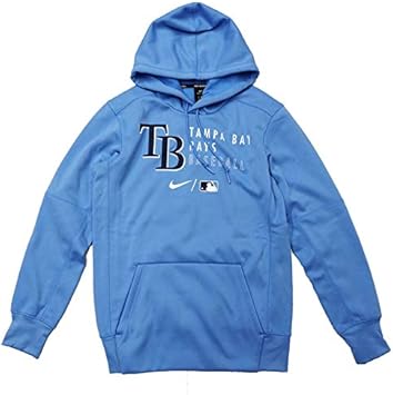 Amazon タンパベイ レイズ パーカー Mlb ナイキ Nike オーセンティック コレクション プルオーバー フーディー 長袖 ベイラーブルー Nike ナイキ トレーナー パーカー