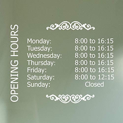 image for Loka Professional Business Hours Sign kit, 23