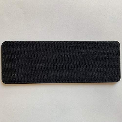 uuKen Large Big Security Officer Black and White Tactical PVC Morale Patch 8.5x3 inches with Hook Fastener Back for Enforcement Plate Carrier or Uniforms Vest and Tactical Clothing