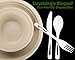 Avant Grub Wheat Straw Durable Biodegradable Leak-Proof Disposable Dishware Bowl 100 Pk. Plant-Based Gluten Free Compostable Fiber Container, Eco-Friendly, Microwavable and Safe, 11.5 Oz.