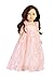 18 Inch Doll Dress Fit American Girl Dolls (Pink lace dress)