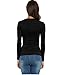 ZANZEA Womens Sexy V Neck Shirt Low Cut Long Sleeve Tops Wrap Fitted Blouse