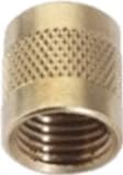 CD Valve  CD2245 - 1/4 Inch Flare Brass Cap With Seal Pack Of 6