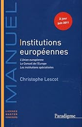 Institutions européennes