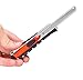 Internet's Best Utility Knife Dual-System Cutters - Small - Set of 3 - Snap-Off Blade - Retractable Razor Knife Set - Box Cutter Locking Razor Knife