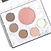 Fitglow Beauty Day Makeup Palette, Matte Set with Eyeshadow & Blush